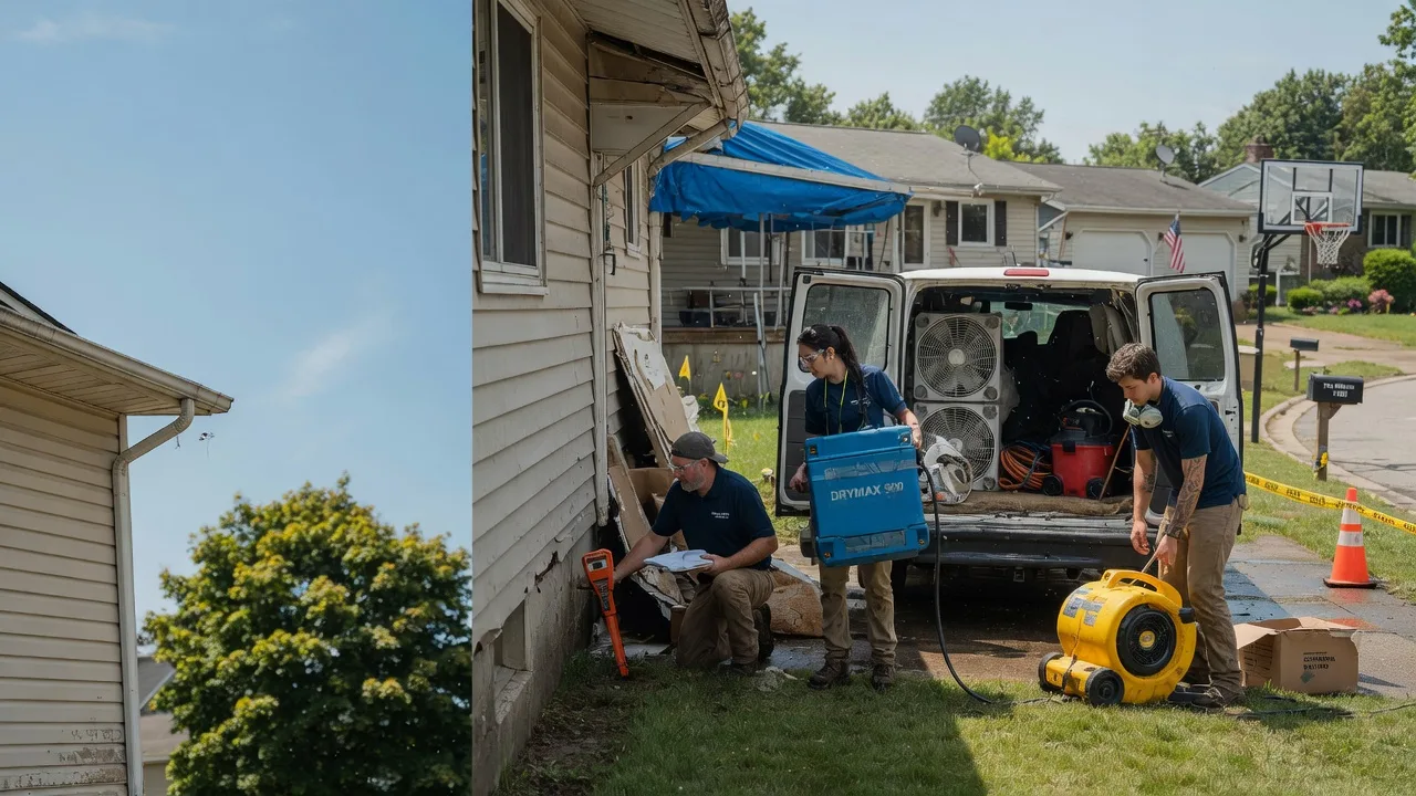 Ceiling Leak Cleanup in Kell, IL near me