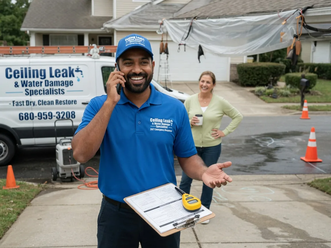 Ceiling Leak Cleanup Kell, IL FAQs